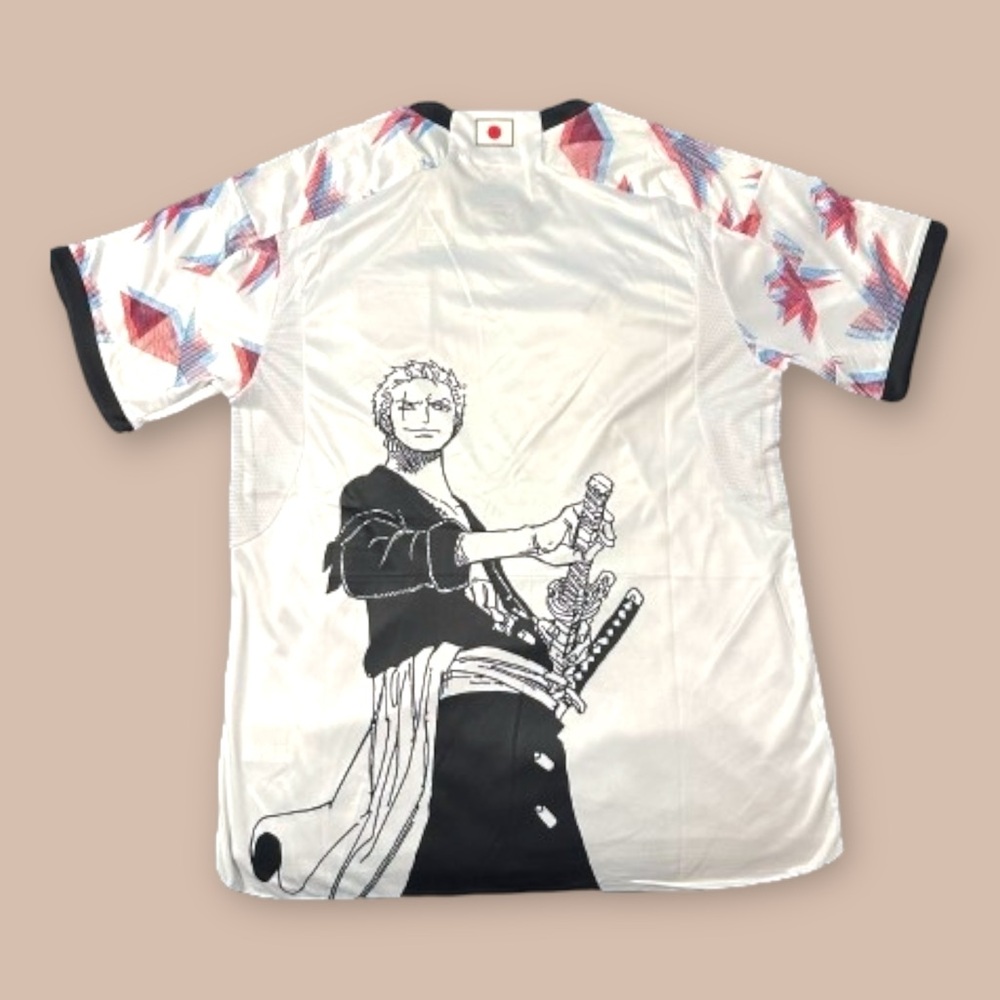 Japan special home kit. Zoro One piece anime inspired soccer football jersey. - Picture 2 of 2